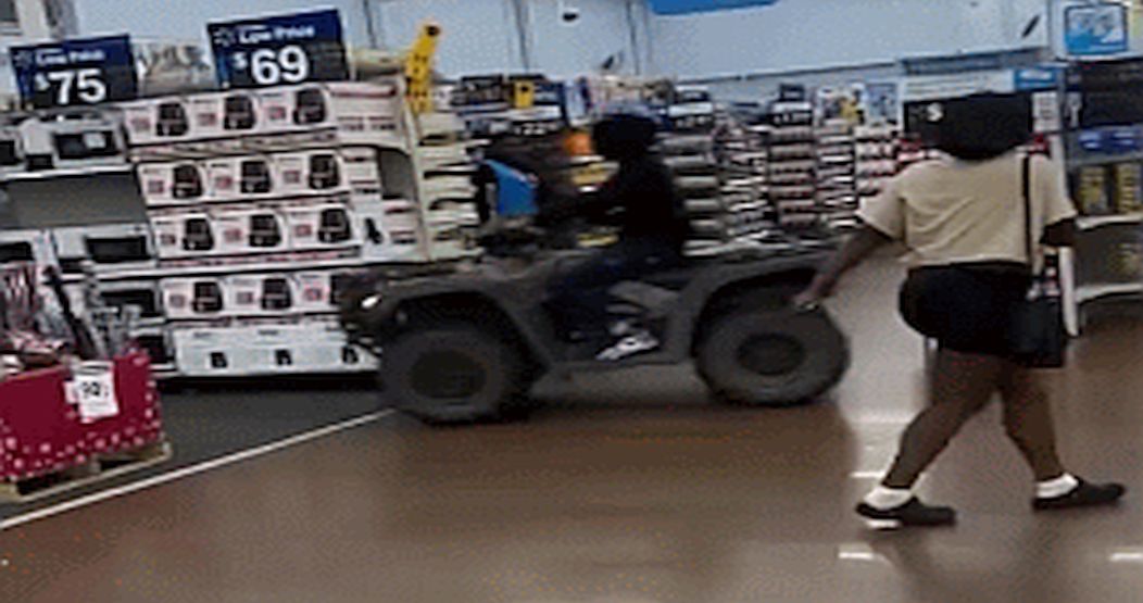 ATV In Walmart